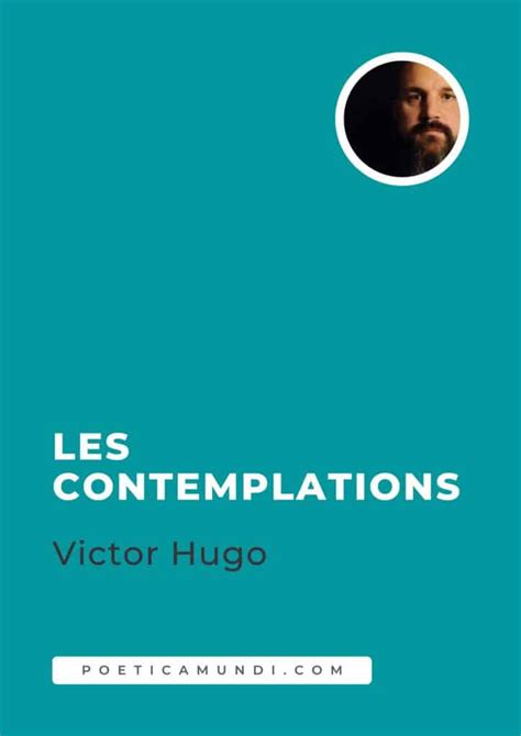 Les Contemplations De Victor Hugo Texte Int Gral Et Pdf Poetica Mundi
