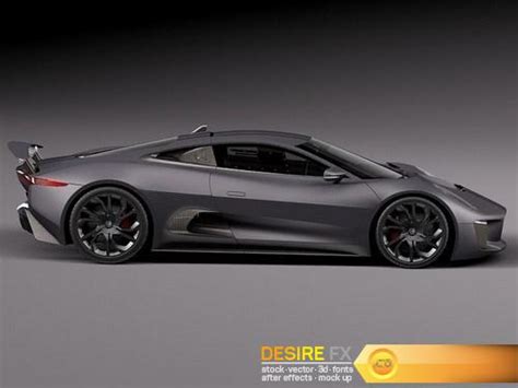Desire Fx Jaguar C X75 2014 3d Model