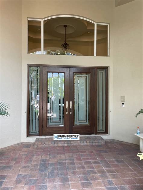 Custom Door Shop Etched Glass Doors