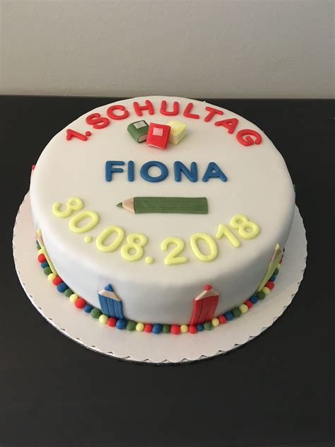 Süße ideen für den kaffeetisch. Torte zur Einschulung | Torte einschulung, Kuchen ...
