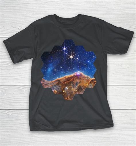 Jwst Carina Nebula Hexagonal Shape Of James Webb Mirror Shirts