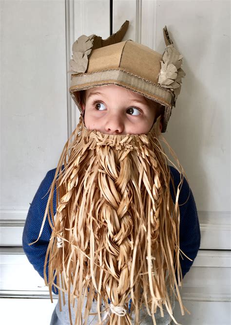 Discover how to create your best diy costume for halloween. DIY cardboard Viking helmet with wings - Zygote Brown Designs | fiestas infantiles | Cardboard ...