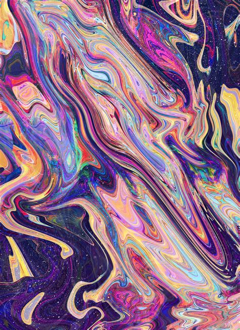 Colorful Liquid Design Wallpapers Wallpaper Cave