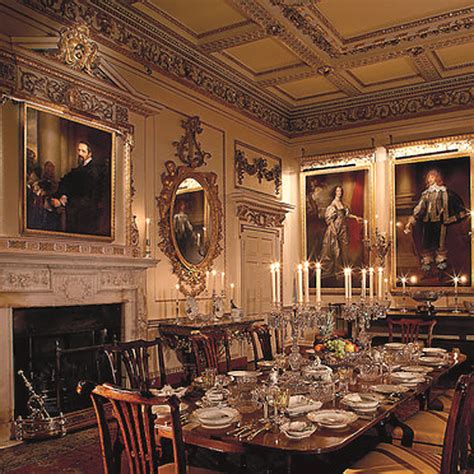 Woburn Abbey State Dining Room Manor House Interior Woburn Abbey
