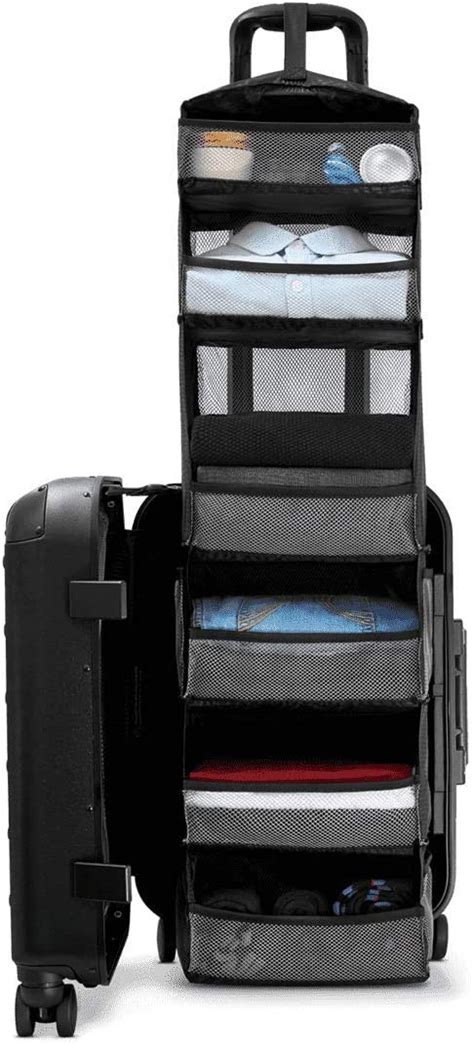 Solgaard Carry On Closet 20 Suitcase With Built In Shelving System For