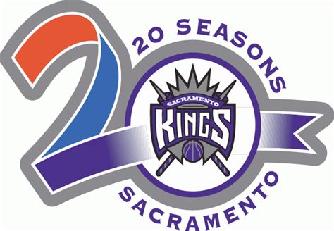 Sacramento Kings Anniversary Logo National Basketball Association