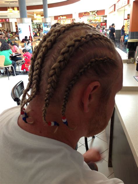 White Boy With Cornrows For Game Day Viking Hair Cornrows For Boys