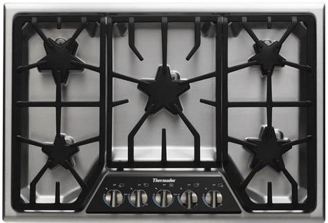 Thermador Sgsx Fs Inch Gas Cooktop With Star Burners Extralow Burners Btu