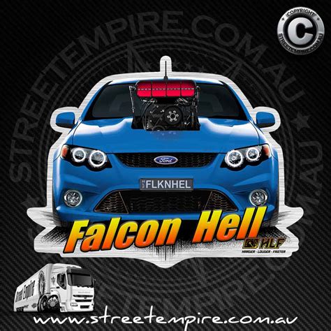 Ford Falcon Hell Sticker Decal Street Empire