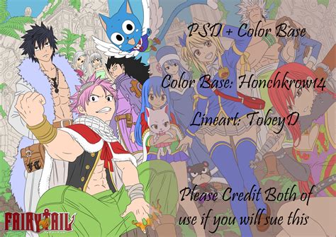 Fairy Tail Guild Color Base Psd By Honchkrow14 On Deviantart