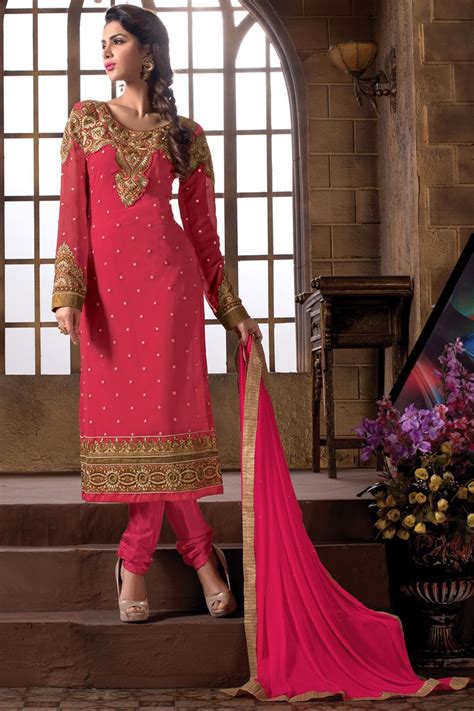 Pink Color Straight Party Wear Salwar Suit At Easysarees Designer Outfits Woman Indian Women