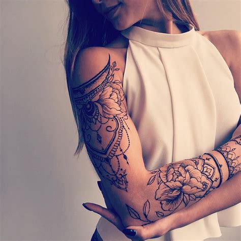 Sleeve Henna Tattoo Half Sleeve Henna Tattoos Halfsleevetattoos Tatuoinnit Often A