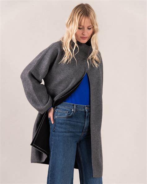 Annonces correspondantes préciser la recherche (266). Manteau Cachemire Double Face Gris flanelle | Manteau ...