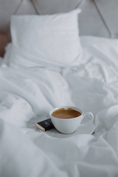 Royalty Free Photo Morning Coffee With Chocolate In Bed Pickpik