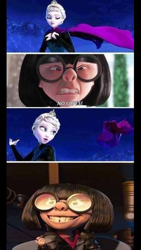 Frozen Meets Incredibles With Images Funny Disney