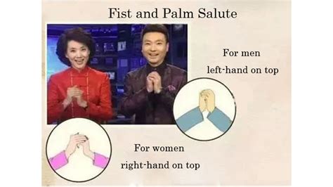 People doing fist and palm salute. Chinese Etiquette: Fist and palm salute - WORK & LIVING ...