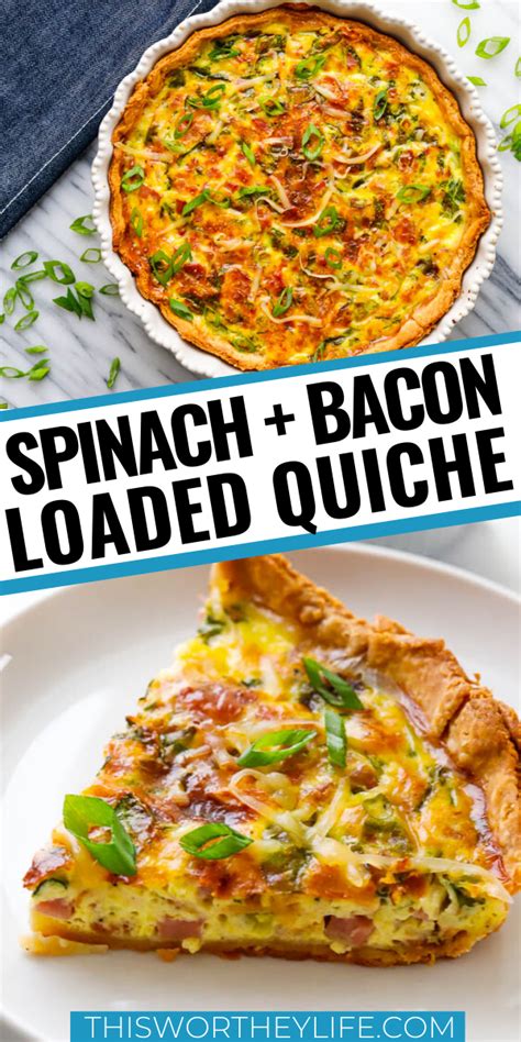Bacon Spinach Quiche Artofit