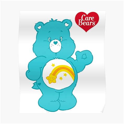 Care Bears Wish Bear Poster For Sale By Starryroast7216 Redbubble