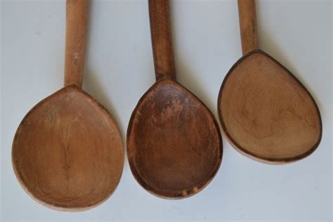 3 Wood Spoons Ukhezo Zulu Culture South Africa Cuillère African