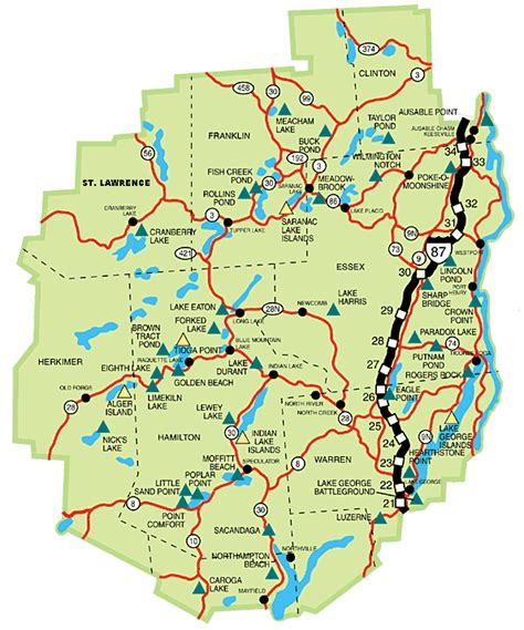State Campgrounds In Adirondack Park