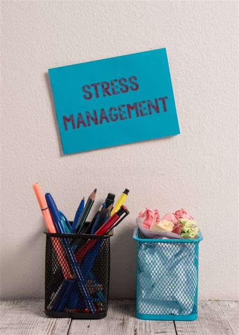 Word Writing Text Stress Management Business Concept For Method Of