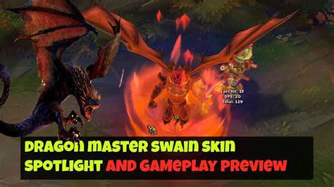 Dragon Master Swain Skin Spotlight Preview With Gameplay Swain Champion