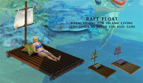 Leo 4 Sims Raft Float • Sims 4 Downloads
