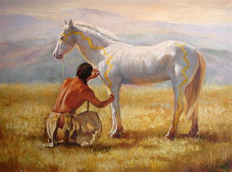 Medicine Horse Davíd Joaquín Native American Horses Indian