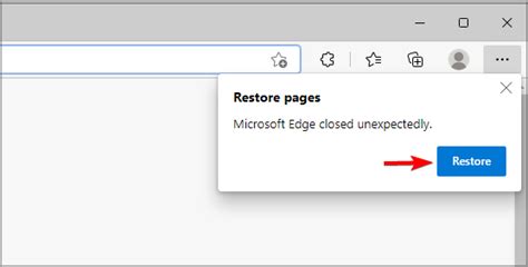 How To Restore Previous Or Last Sessions In Microsoft Edge