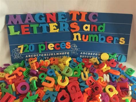 Magnetic Alphabet Letters And Numbers
