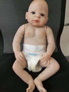 Reborn Baby Doll Boy Full Body Vinyl Silicone Lifelike Dolls Naked