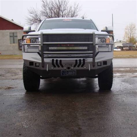 Throttle Down Kustoms Bgril1517gm Front Bumper With Grille Guard For Gmc Sierra 2500hd3500 2015
