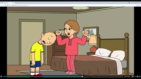 Caillou Turns Boris Into A Girlgrounded Youtube