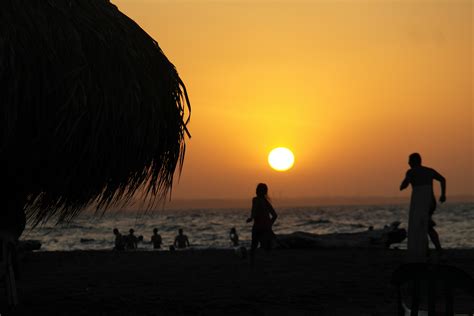 Free Images Sunset Sun Landscape Colombia Covenas Beach