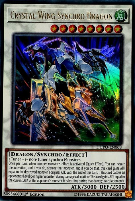 Ygored Crystal Wing Synchro Dragon Yugioh Card Details