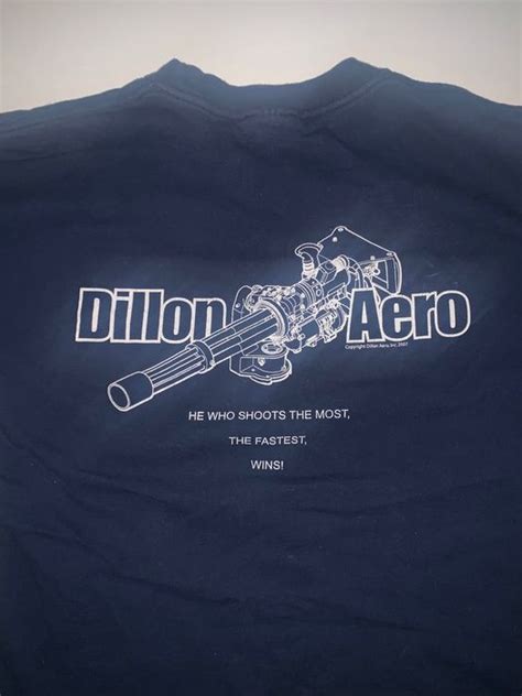 Vintage Dillon Aero Minigun Employee Shirt Grailed
