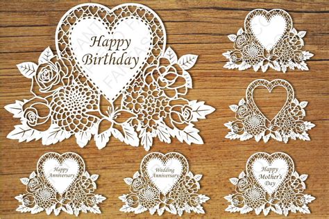 Cricut Birthday Cards Svg Free - Layered SVG Cut File - Download Free