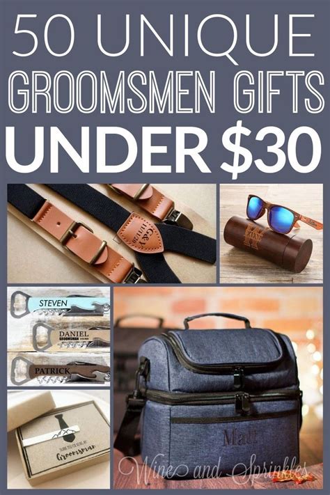 50 Cheap And Unique Groomsman Ts Under 30 — Wine And Sprinkles