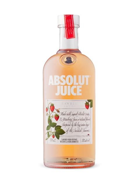 Absolut Juice Strawberry Edition From Lcbo Absolut Flavored Vodka
