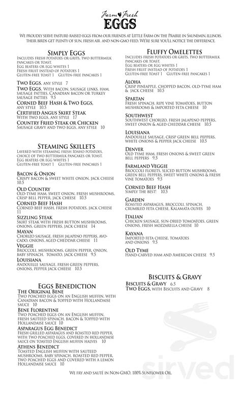 Lumes Brunch Cafe Menus In Willowbrook Illinois United States