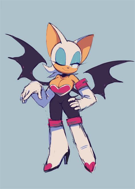 Rouge The Bat Sonic Drawn By Motobug Danbooru