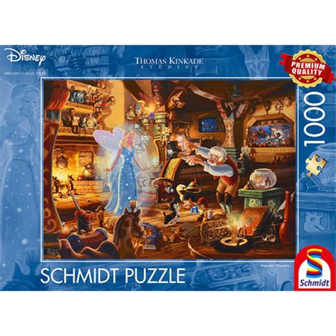 Thomas Kinkdade Disney Geppettos Pinocchio 1000pc Puzzles Zatu