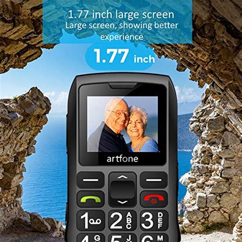 Artfone Big Button Mobile Phone For Elderly C1 Dual Sim Unlocked
