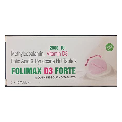 Folimax D3 Forte Tablet 10s Price Uses Side Effects Composition