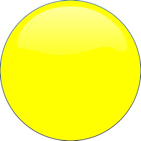 Yellow Circle Icon Clip Art At Vector Clip Art Online