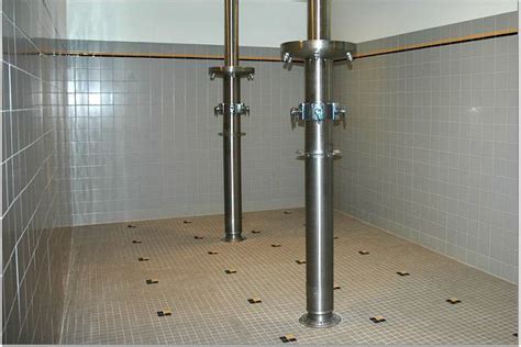 showers for the rugby team at the anderson rugby complex at the united states military academy