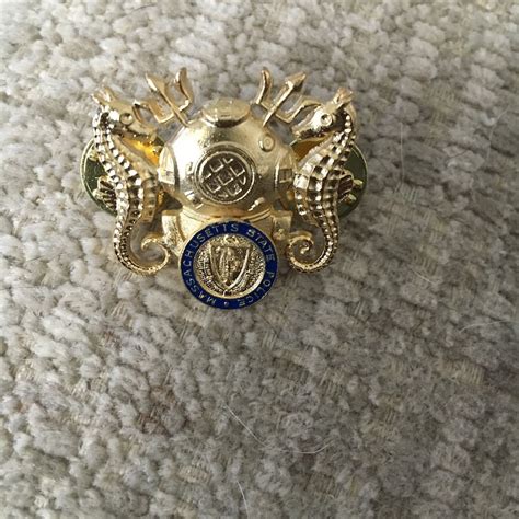 Massachusetts State Police Dive Team Diver Pin Etsy