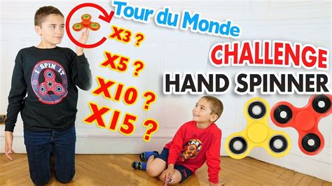 CHALLENGE HAND SPINNER FREESTYLE - Record de Tours du Monde pour Néo