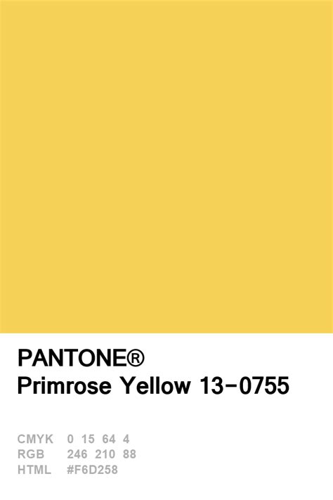 Yellow Pantone Color Chart Pinterest Pantone And Yellow