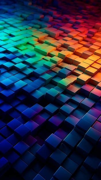 Premium Ai Image Wallpapers For Iphone Is About Colorful Squares